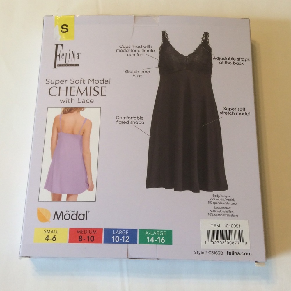 Women’s Felina Modal Chemise Purple NWT - Picture 2 of 12